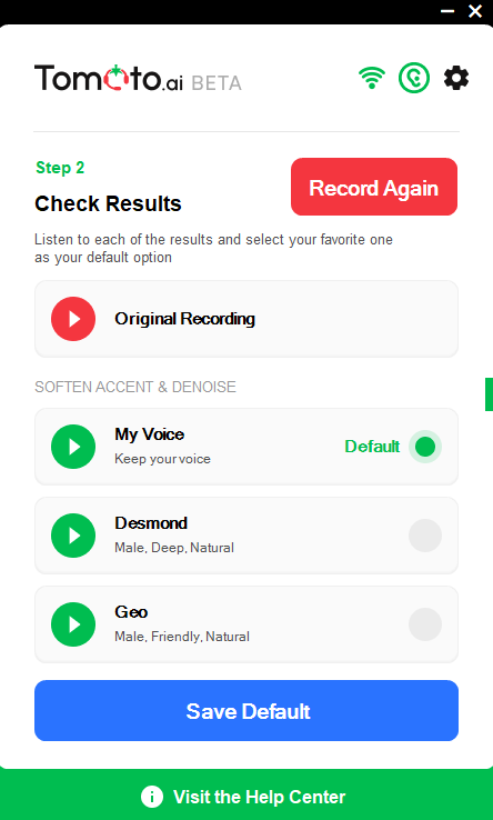 Check Results