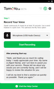 Record Your Voice